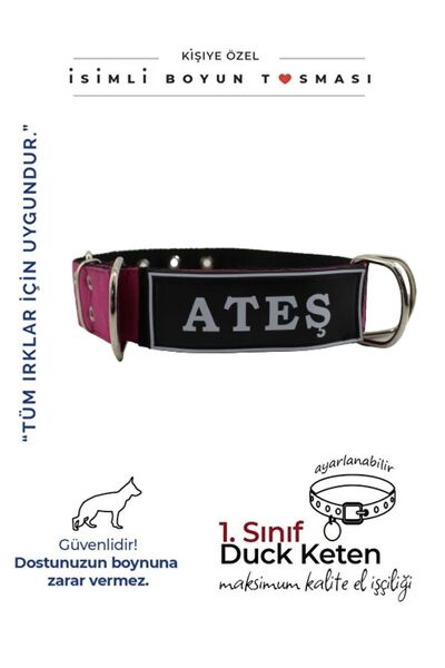 MgTasma Kişiye Özel, Isimli K9 Köpek Tasması, Boyun Tasması