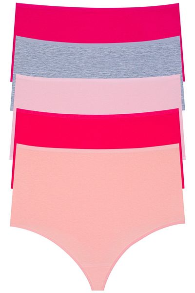 Miss Blue Moon Extra High Waist 5-Piece Thong 2760