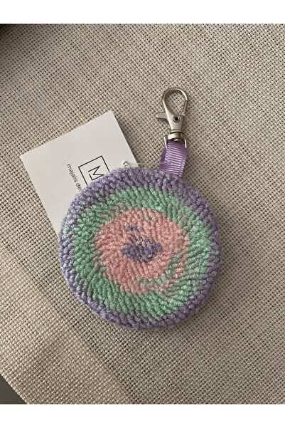 Majalis Design Punch Anahtarlık, Çift Taraflı, Twister Desenli, Punch İşlemel...