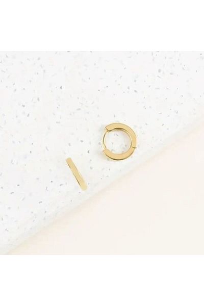 SE Jewellery Gold Women's Mini Classic Hoop Earrings