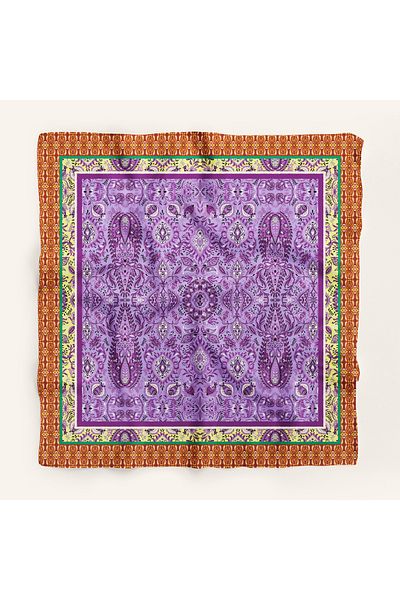 Modabutik DG9878-79 Model 70x70 Bandana cu modele florale