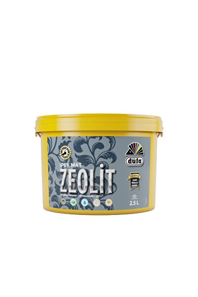 Düfa Zeolit Ipek Mat Iç Cephe Duvar Boyası 3096 Puslu Gri 2.5 L