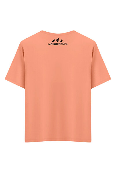 Mounte Bianca Unisex bela - Oversize kroj T-shirt