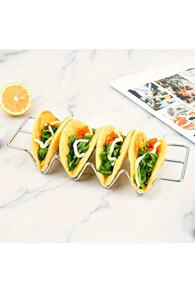 SYNOPE Stainless Steel Taco Holder - Stringing Wire Tray Attachment