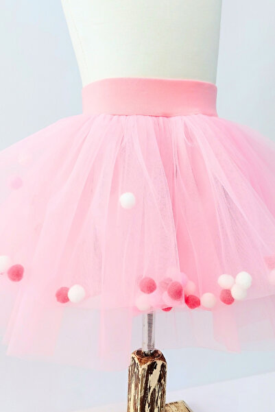 LULLY KİDS Girl's Pompom Tutu Skirt / Pompom Tutu Skirt