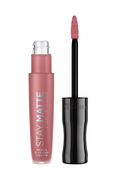 RIMMEL LONDON أحمر شفاه سائل ثابت اللون - ستاي مات 110 بلش3614224429270