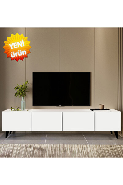 Genel Markalar Elegance Plus - Dört Kapaklı mdf TV Sehpası 160x45x30
