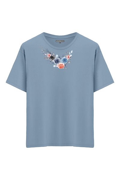 Mounte Bianca Unisex Flower - Μπλουζάκι Oversize