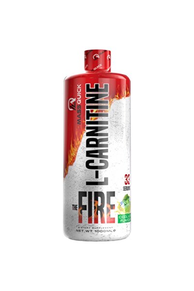 massquick L-CARNİTİNE THE FİRE - Cool Lime Aromalı - 1000ml - 33 Servis