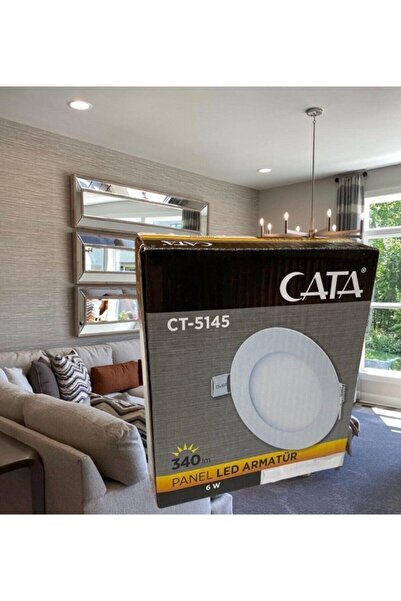 Cata Ct-5145 6w Günışığı Led Panel Spot Metal Kasa -10 Adet