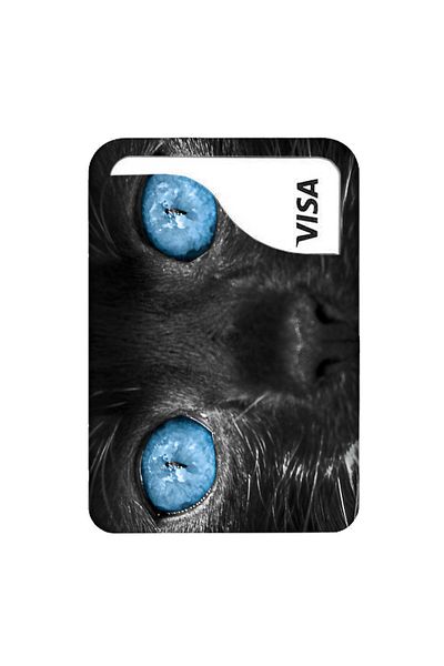 omix X300 X400 X500 X600 X700 X5 X6 X7 X3 X6 X7 Leather Card Holder Case Cat
