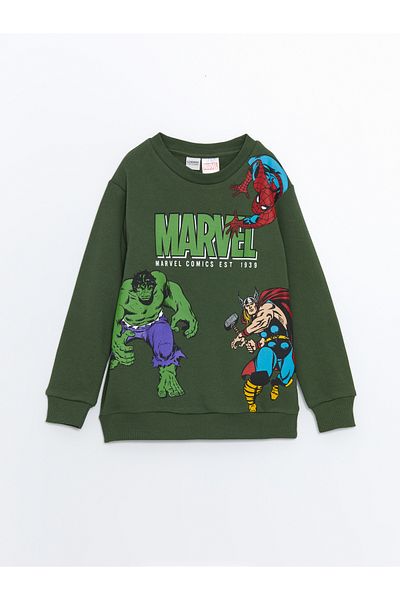 LC Waikiki Lcw Детски анцуг за момче с принт Green Hulk