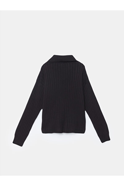 LC Waikiki Lcw Kids Black Polo Neck Sweater and Pants for Girls