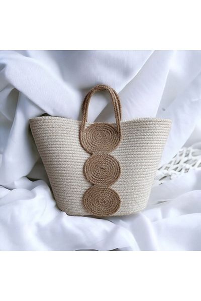 HandmadeSNM Bohemian Straw Handbag - 100% Handmade