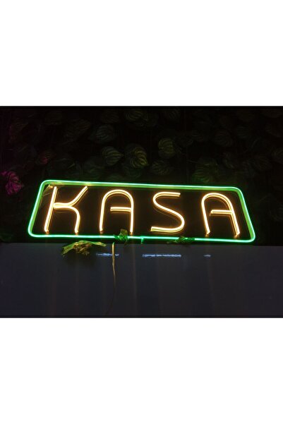 Neon Kasa Yazılı Levha (KASA YÖNLENDİRME) Kasa Yazısı Led