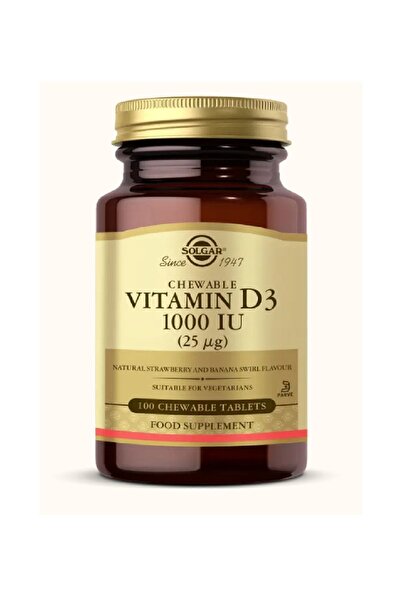 Solgar Chewable Vitamin D3 1000 Iu