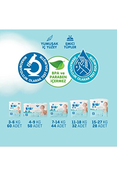 CarrefourSA Carrefour Baby 6 Beden Xl 28 Adet