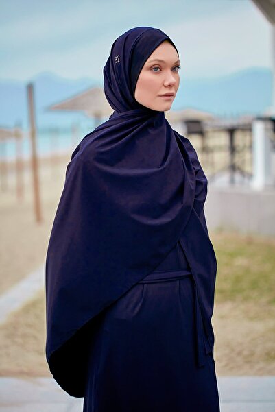 Marina Πρακτικό σάλι αλεξίπτωτου Navy Blue - Bone B2404