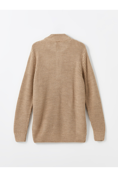 LC Waikiki Ανδρικό Πλεκτό Πουλόβερ - Σταντ γιακάς, Μακρυμάνικο