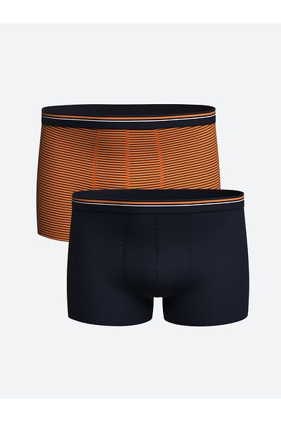 LC Waikiki Ανδρικά Boxers Flexible Cotton Standard Mold - Συσκευασία των 2