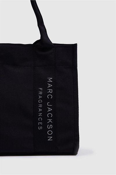 Moda Lalin Fabric Ribbon Marc Jackson Written Bag Black
