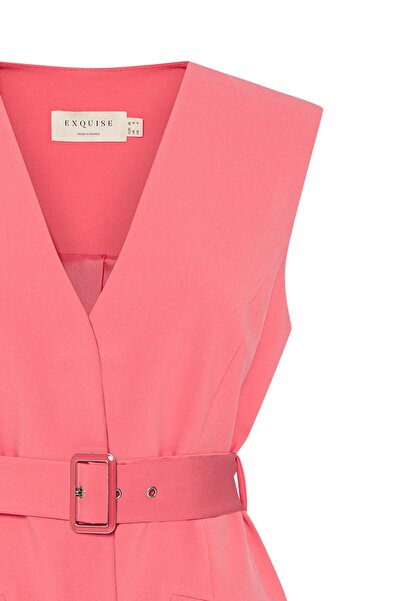 Exquise Cepli Kemerli Regular Yelek