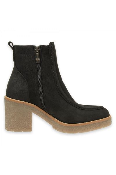 Mammamia D24Kb-1030Z Thick Heeled Daily Black Women's Boots