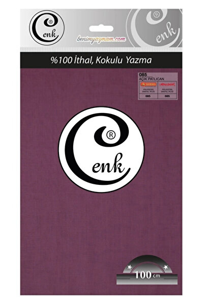 Cenk CENKAÇIK MÜRDÜM RENGİ DÜZ 100 CM KOKULU YAZMA