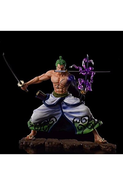 Fillikutum Roronoa Zoro Anime Figür Mor Kılıç Efektli 20 Cm