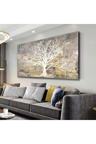 PrintiesPlus Modern Soyut Eskitme Hayat Ağacı