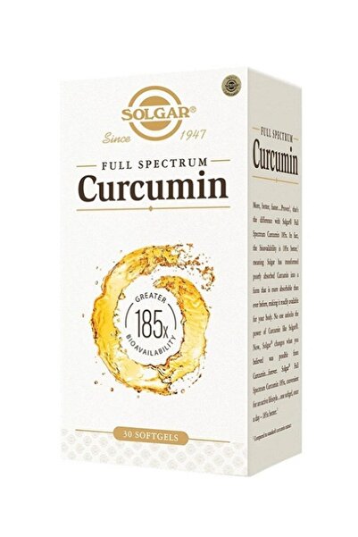 Solgar Full Spectrum Curcumin 30 Kapsül