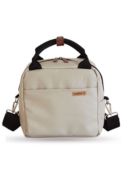 SUNSHINE Waterproof Exclusive Thermal Lunch Bag Lunch Box Beige