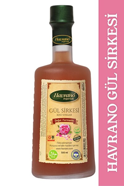 Havrano %100 Doğal Fermente Gül Sirkesi 500 ml