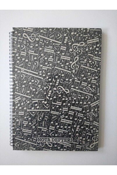 KESKİN COLOR A4 80 Sheets Music Notebook with Hard Cover Spiral