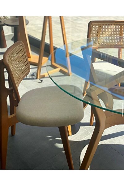 Alaylı Mobilya Alaylı (4 Adet) Zion Hasırlı Sandalye, Zion Hasırlı Mutfak ve Bahçe Sandalyesi