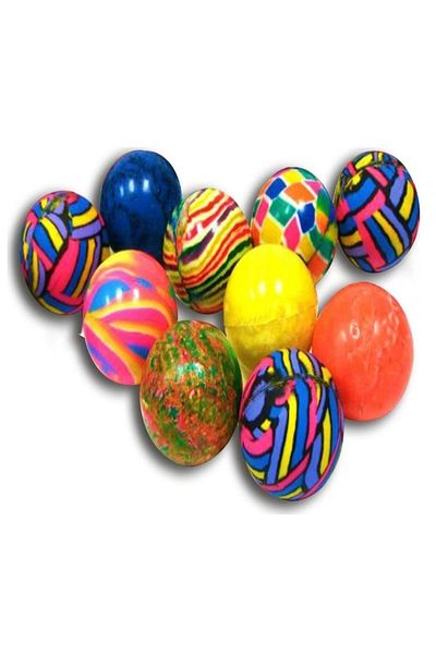 RoseRoi 10 Colorful Small Jumping Balls