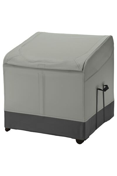 IKEA dış mekan saklama kutusu, koyu gri, 78x72x79 cm dış mekan Hacim: 397 lt ...