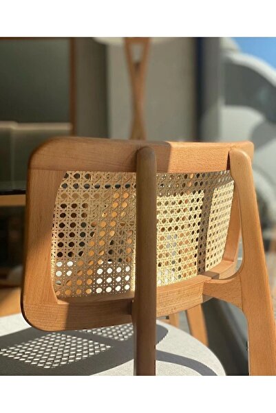 Alaylı Mobilya Alaylı (4 Adet) Zion Hasırlı Sandalye, Zion Hasırlı Mutfak ve Bahçe Sandalyesi