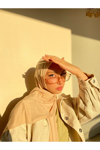 Hürremist Viscose Combed Shawl Light Camel