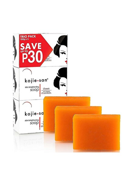 Kojie San Skin Lightening Kojic Acid Soap 3 Bars 100 g