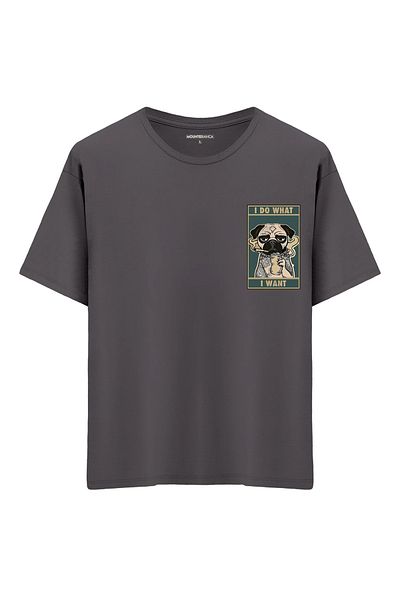Mounte Bianca Unisex I Want - Μπλουζάκι Oversize