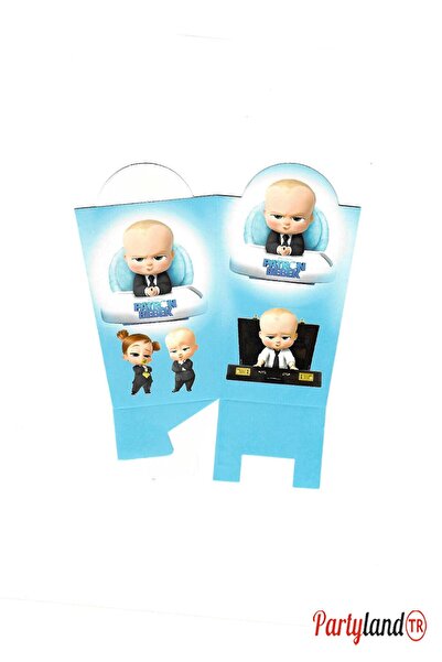 PartylandTR 8 Adet Patron Bebek Baby Boss Lux Mısır Kutusu