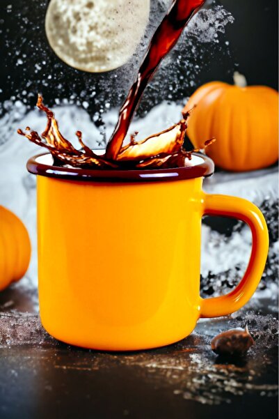 İnci Emaye Enamel Mug Cup Camp Camping Mug Cup Coffee