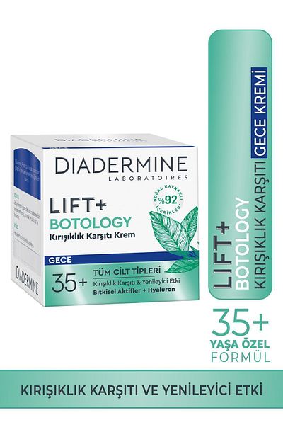Diadermine Lift+Botology 50ml Night Cream - Anti Wrinkle