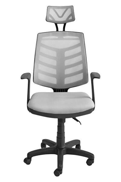 obc ofis büro concept Piramit Gri Plastik Fileli Ofis Büro Öğrenci Çalışma Ko...