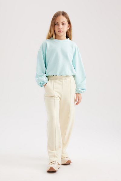 DeFacto Dívčí mikina Crew Neck - Regular Fit