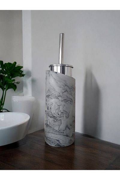 Trust Stone Βούρτσα τουαλέτας από σκυρόδεμα σειράς Anthracite