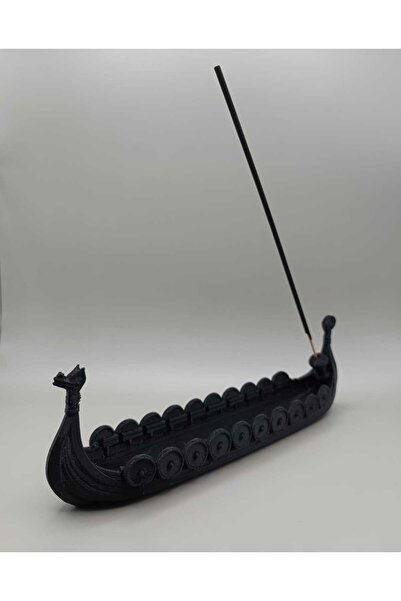 3D Sanart Viking Kayık Tütsülük