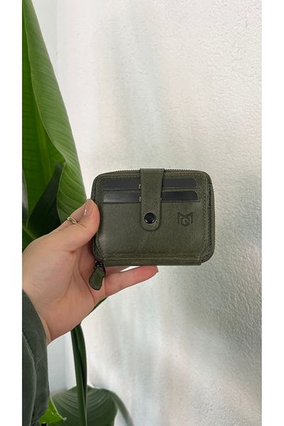 Garniy Unisex Γνήσιο Δερμάτινο Πορτοφόλι και Θήκη Κάρτας - Μοντέλο 3703