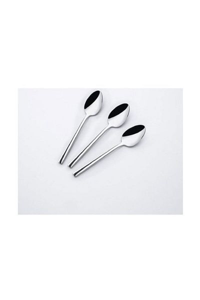 Doğuş Tea Spoon Stick Model Plain Box of 6 Stainless Steel